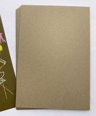 Картон переплетный  А4 5 листов, 1150 гр/м2., Предназначен для скрапбукинга, творчества, рисования  