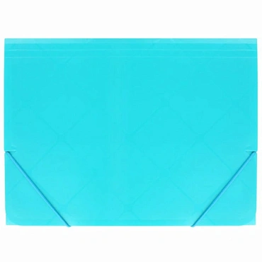 Папка на резинке А4  Diamond голубая