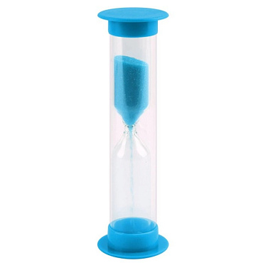 Песочные часы (1мин. цвет синий, песок синий)