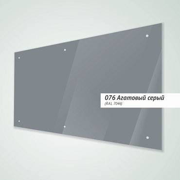 Настенная Стекло-маркерная доска Серия STANDART размер 120х240 смc внешними видимыми креплениями