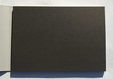 Альбом для рисования пастелью А4 10 листов, склейка, блок картон  630 гр/м, тонированный, цвет черны