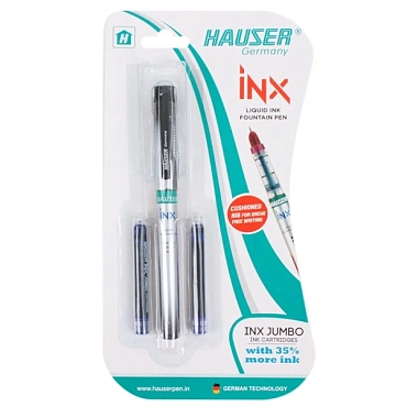 Ручка перьевая син. корпус ассорти INX HD HAUSER