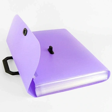 Портфель А4 13 отделений Ice фиолетовый