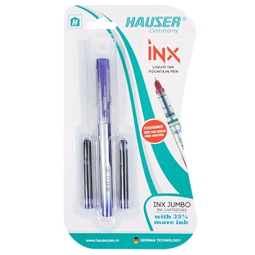 Ручка перьевая син. корпус ассорти INX HD HAUSER